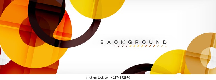 Modern geometrical abstract background, vector illustration