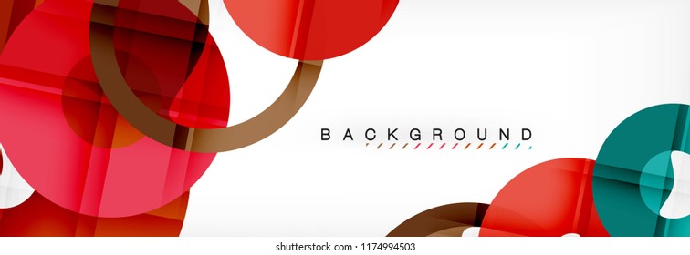 Modern geometrical abstract background, vector illustration
