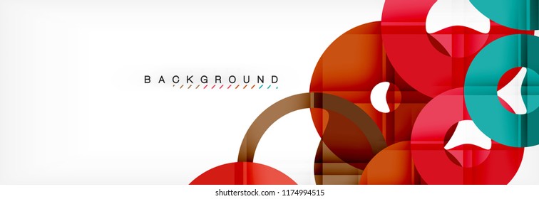 Modern geometrical abstract background, vector illustration