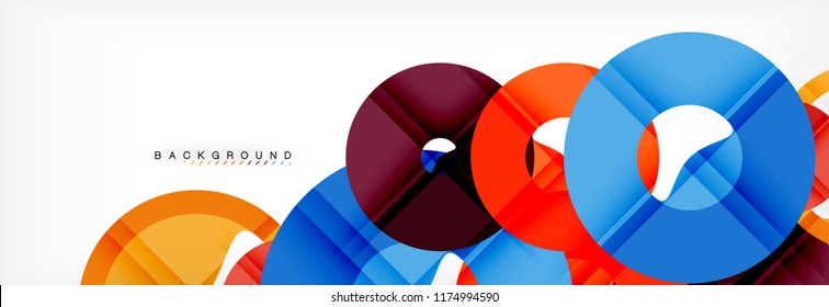 Modern geometrical abstract background, vector illustration