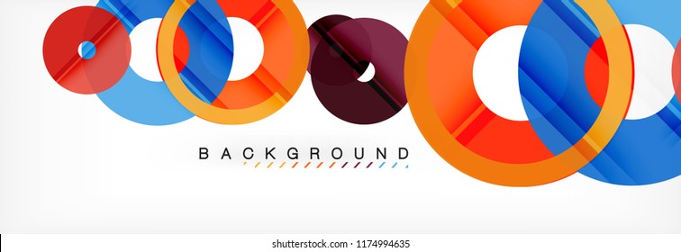 Modern geometrical abstract background, vector illustration