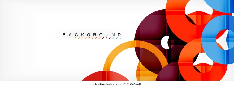 Fondo abstracto geométrico moderno, ilustración vectorial