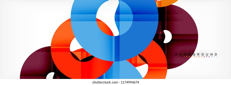 Modern geometrical abstract background, vector illustration