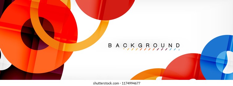 Modern geometrical abstract background, vector illustration