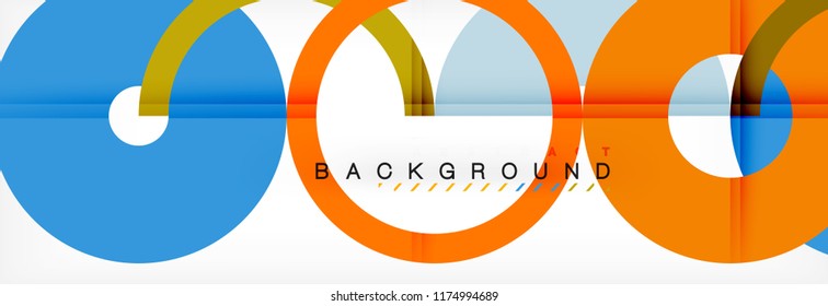 Modern geometrical abstract background, vector illustration