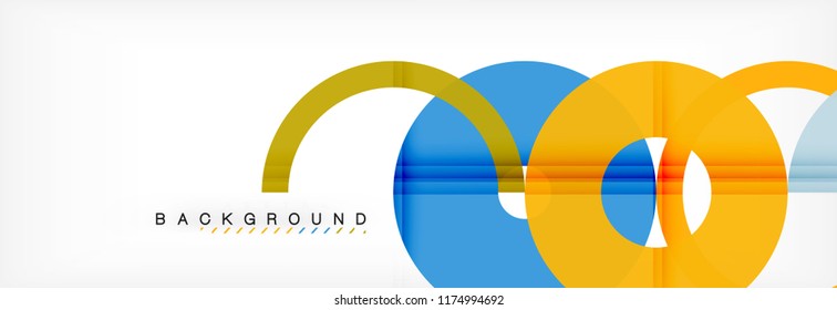 Modern geometrical abstract background, vector illustration