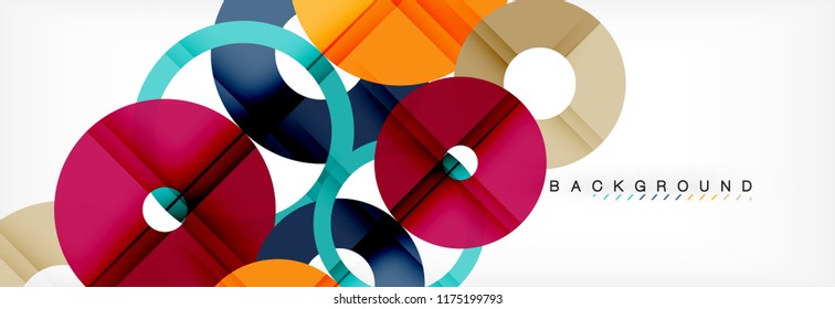 Fondo abstracto geométrico moderno, ilustración vectorial