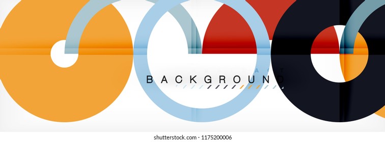 Modern geometrical abstract background, vector illustration