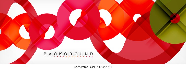 Modern geometrical abstract background, vector illustration