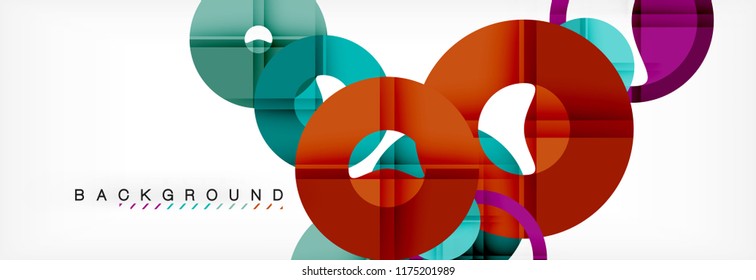 Modern geometrical abstract background, vector illustration