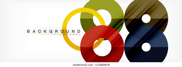 Modern geometrical abstract background, vector illustration