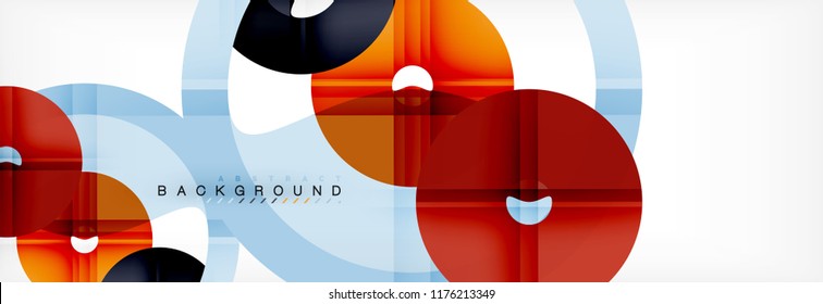 Fondo abstracto geométrico moderno, ilustración vectorial