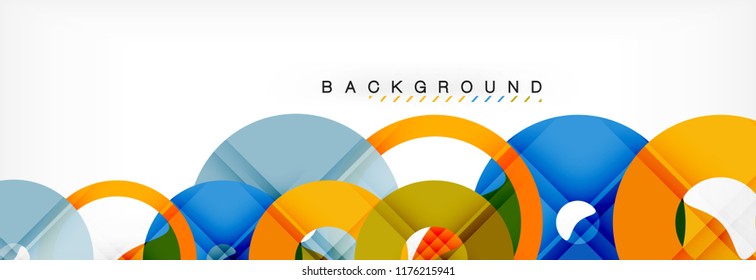 Modern geometrical abstract background, vector illustration