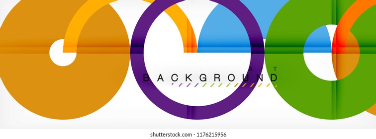 Modern geometrical abstract background, vector illustration
