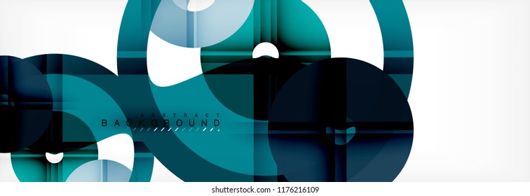 Modern geometrical abstract background, vector illustration