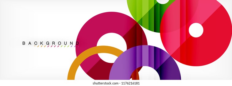 Modern geometrical abstract background, vector illustration