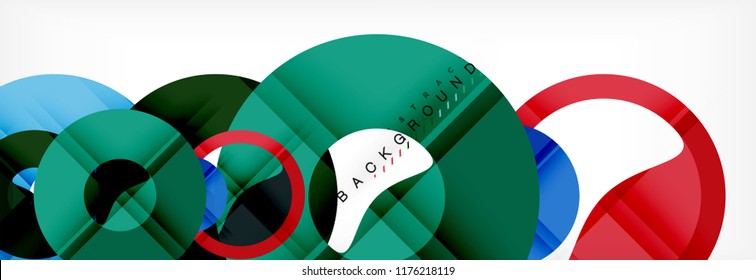 Modern geometrical abstract background, vector illustration