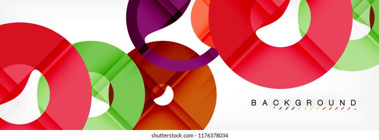 Modern geometrical abstract background, vector illustration