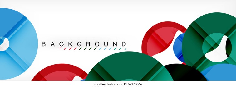 Modern geometrical abstract background, vector illustration