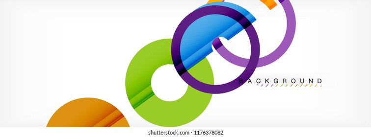 Modern geometrical abstract background, vector illustration