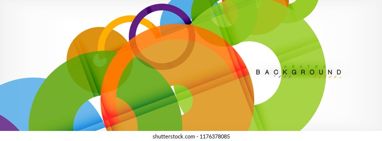 Modern geometrical abstract background, vector illustration