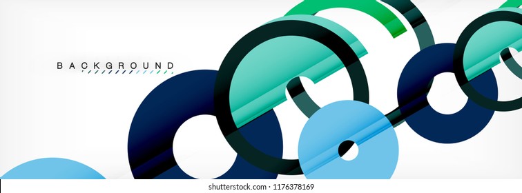 Modern geometrical abstract background, vector illustration