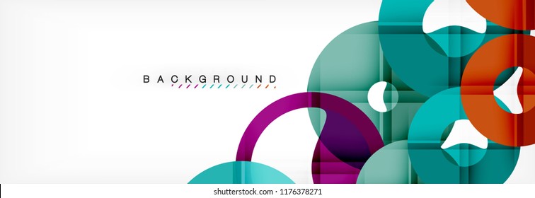Modern geometrical abstract background, vector illustration