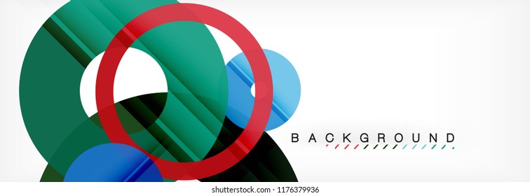 Modern geometrical abstract background, vector illustration