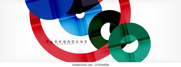 Modern geometrical abstract background, vector illustration
