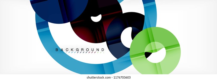 Modern geometrical abstract background, vector illustration