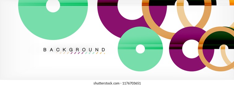 Modern geometrical abstract background, vector illustration