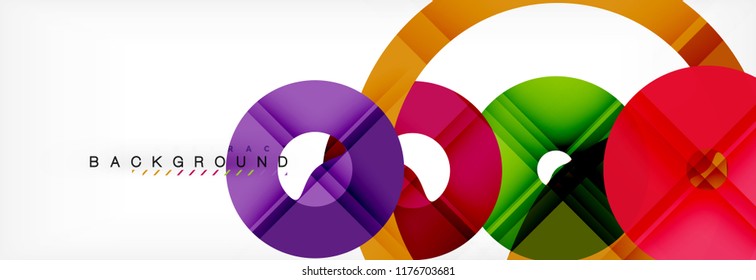 Modern geometrical abstract background, vector illustration