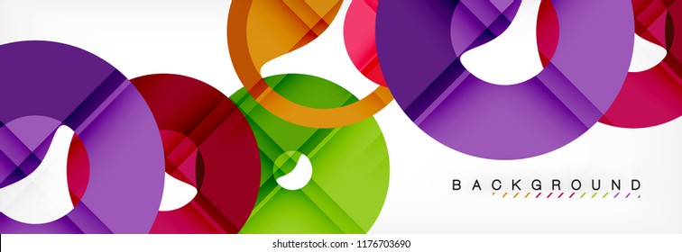 Modern geometrical abstract background, vector illustration
