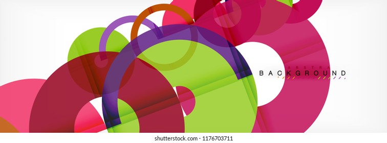Modern geometrical abstract background, vector illustration