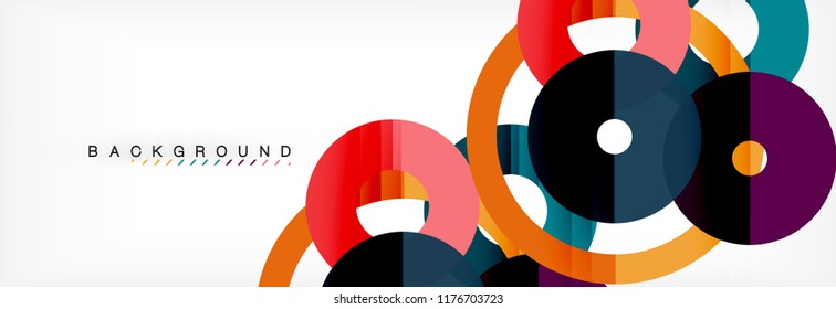 Fondo abstracto geométrico moderno, ilustración vectorial
