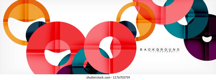 Modern geometrical abstract background, vector illustration