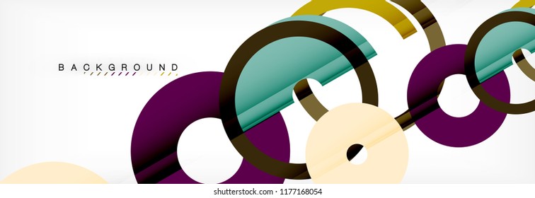 Modern geometrical abstract background, vector illustration