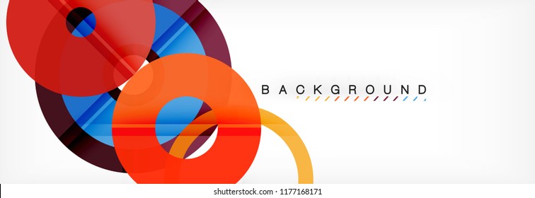 Modern geometrical abstract background, vector illustration