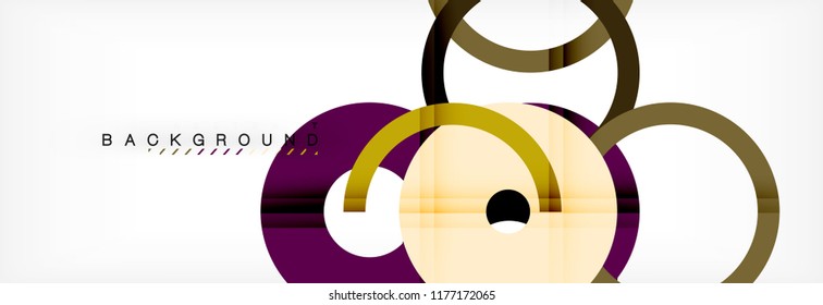 Modern geometrical abstract background, vector illustration