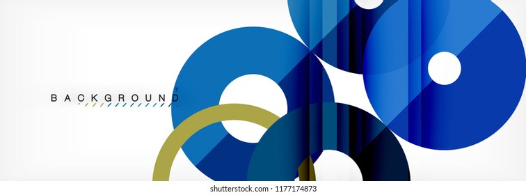 Modern geometrical abstract background, vector illustration