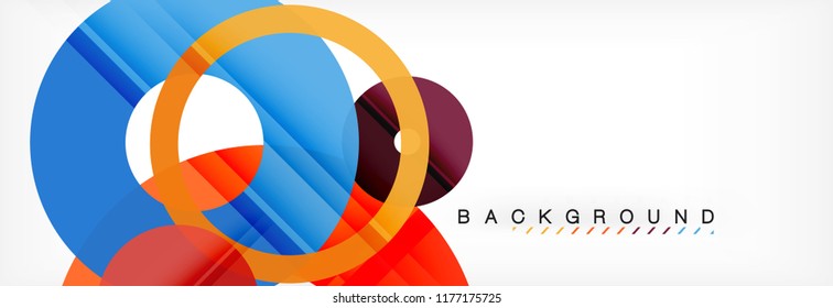 Modern geometrical abstract background, vector illustration