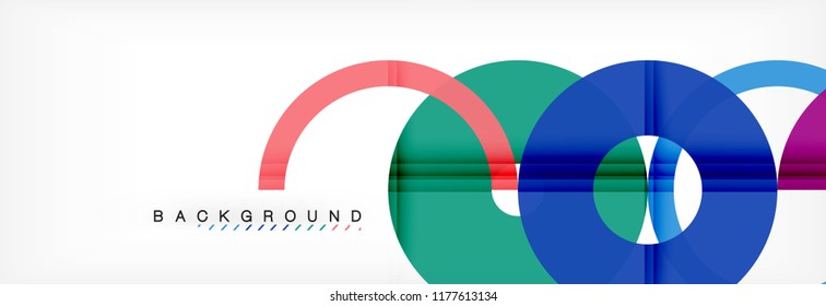 Modern geometrical abstract background, vector illustration