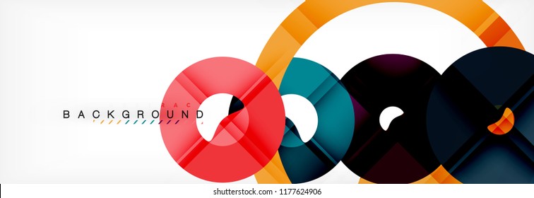 Modern geometrical abstract background, vector illustration
