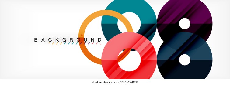 Fondo abstracto geométrico moderno, ilustración vectorial