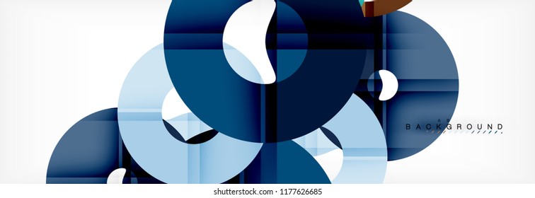 Modern geometrical abstract background, vector illustration