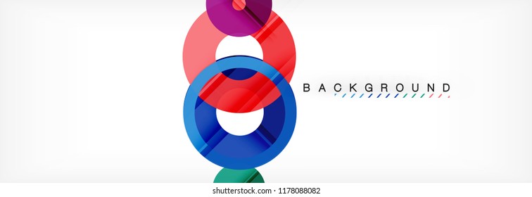 Modern geometrical abstract background, vector illustration