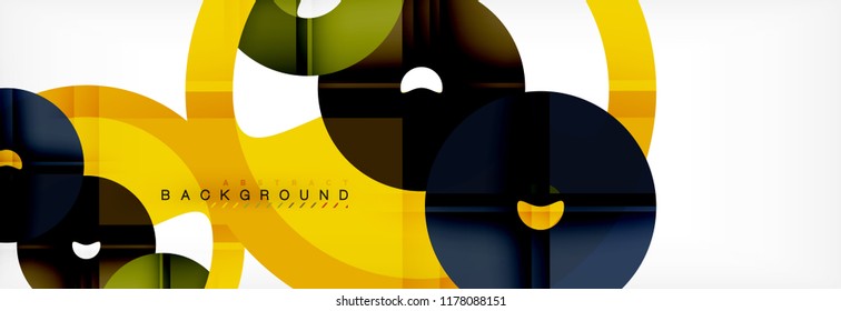 Modern geometrical abstract background, vector illustration