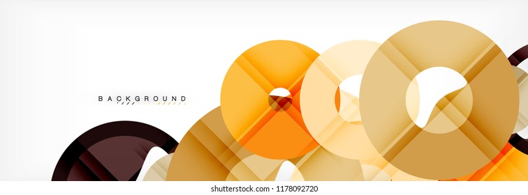 Modern geometrical abstract background, vector illustration