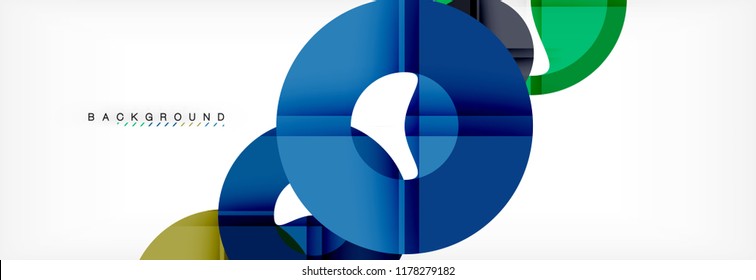 Modern geometrical abstract background, vector illustration