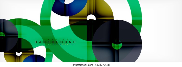 Modern geometrical abstract background, vector illustration